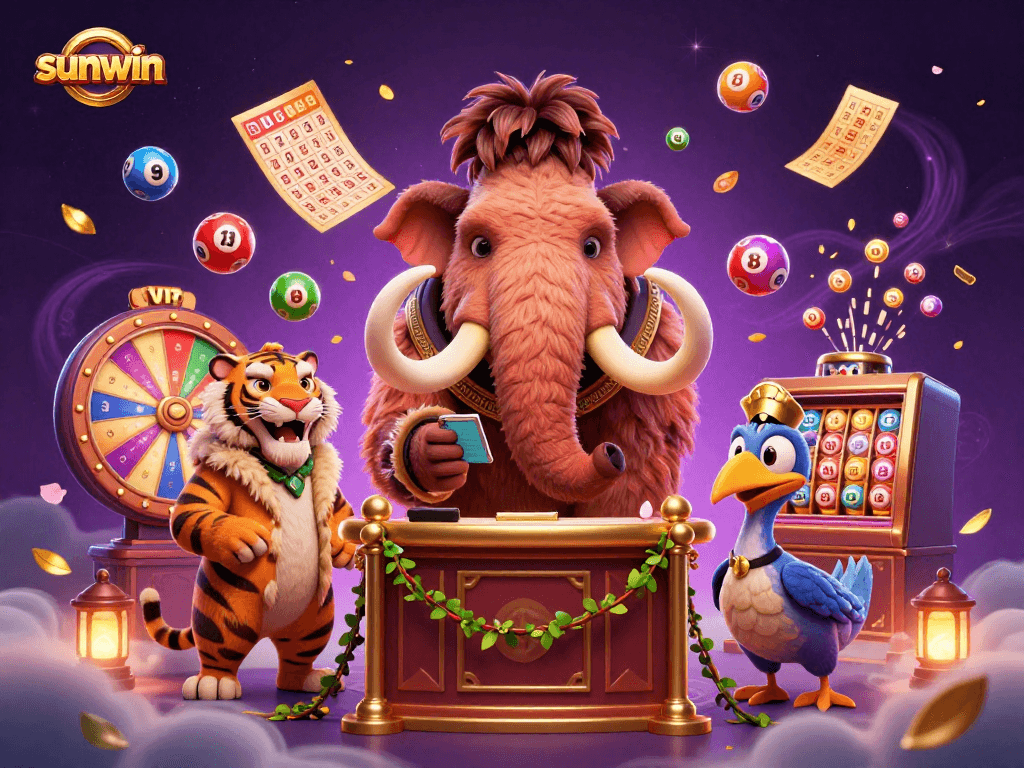Engage in exciting gameplay at sunwin, featuring a dazzling bouncer and vibrant lottery elements!