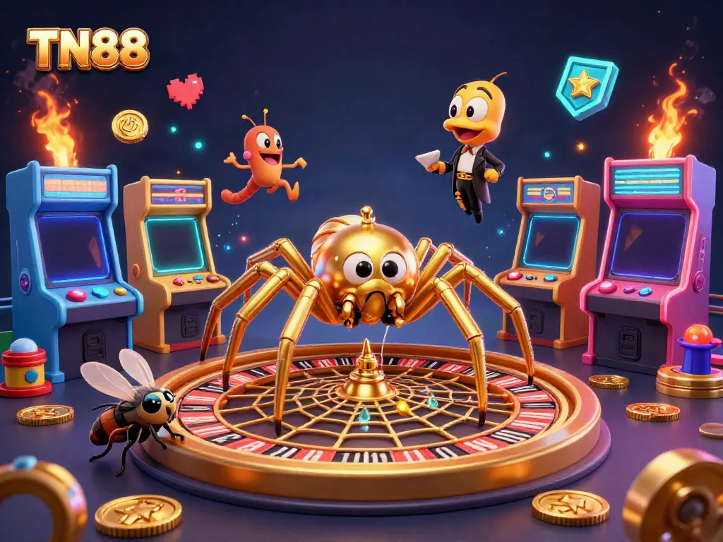 Experience exciting gameplay with TN88’s 3D roulette and vibrant casino elements engaging players.