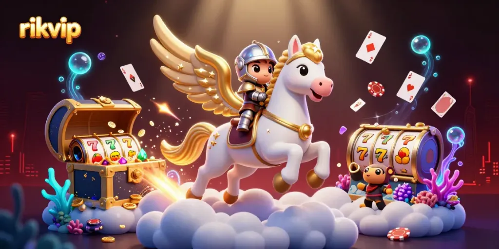 Engage with rikvip's dynamic gambling experience featuring exciting games and lavish treasure.
