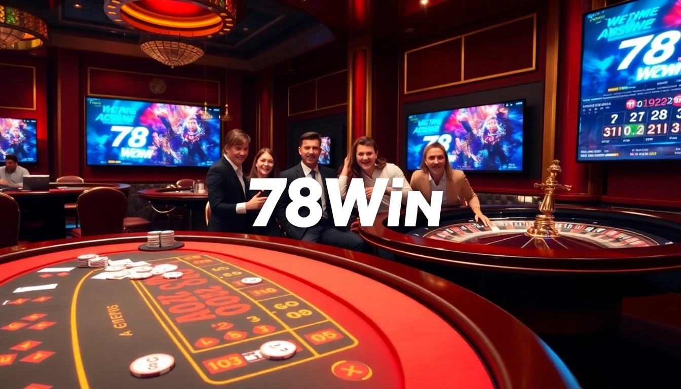 Experience thrilling gameplay at 78Win's elegant casino tables.